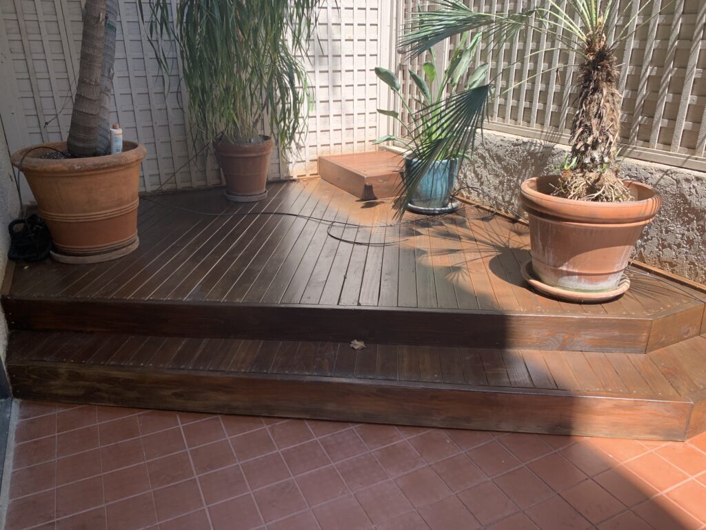 Condominium deck construction project in Westwood Los Angeles