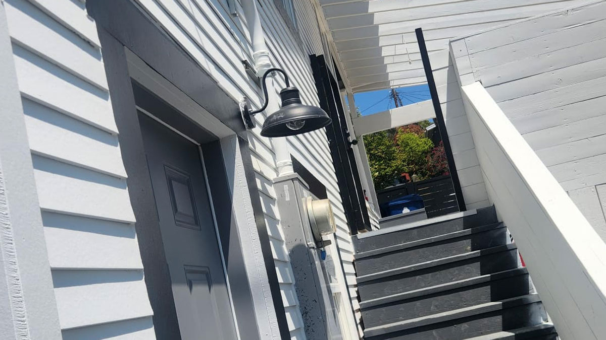 Fiber cement siding installation with clean lines and durable finish