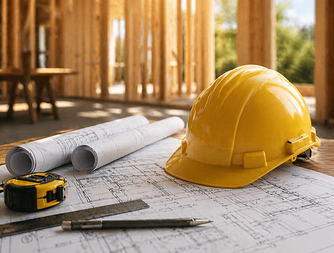 Contractor meeting homeowner to discuss exterior renovation estimate