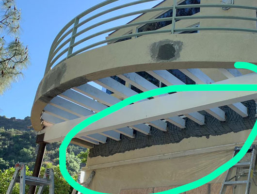 Deck restoration Los Angeles project featuring structural wood repairs and long-term exterior protection