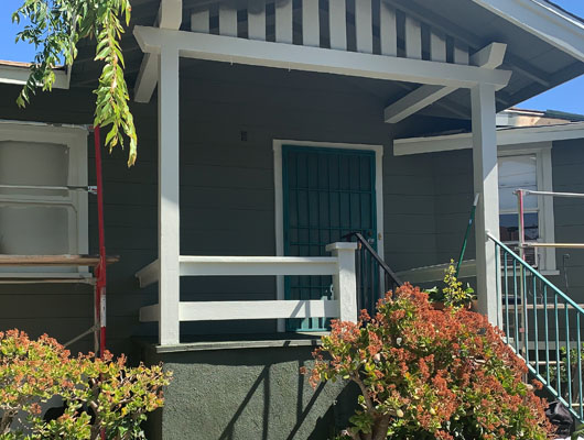 Residential home with updated craftsman exterior design