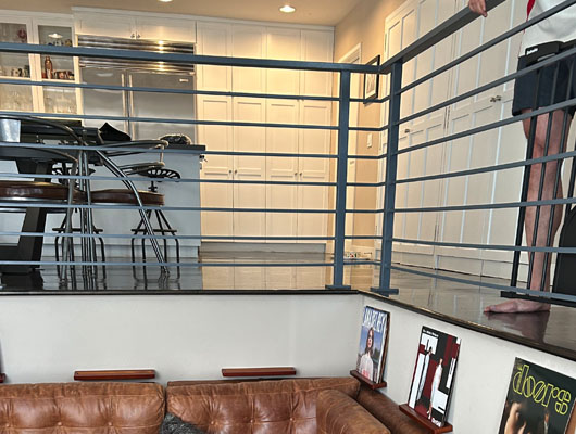 Interior staircase renovation with custom craftsmanship